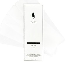 오아소 왁싱 부직포 무슬린천 100장 컷팅 7x20cm, 1개