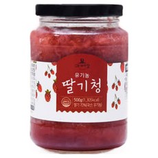 아빠랑 유기농 딸기청/딸기라떼/딸기에이드, 1개, 500g