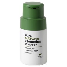 ATO 민감성 붉은기 케어 순수 말차 30만 PPM 고함량 효소 파우더 클렌져, 50g, 4개