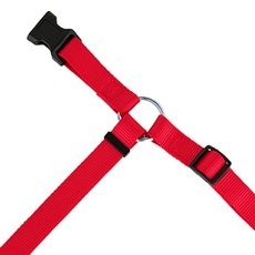 하웃 차량용 자동차 반려동물 강아지 안전 벨트, 핑크레드, 1개, 헤드레스트형