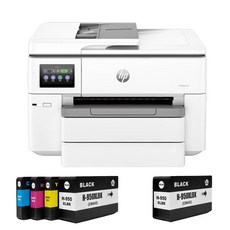 HP 오피스젯프로 9730 A3잉크젯복합기 호환잉크 1SET 검정1개 추가 HP7740후속모델