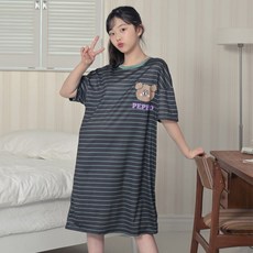 코코드림 래글런 단가라 청소년 중학생 주니어 원피스 잠옷 홈웨어