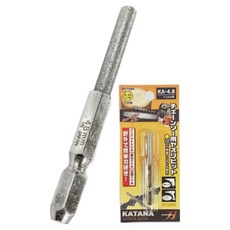 일산 체인 톱날 연마 야스리 전동 드릴 장착 비트 톱줄 20 21 번날 4.8mm KA-4.8 둥근줄, 1개