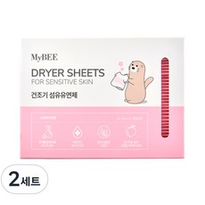 마이비 피부에순한 건조기시트 섬유유연제 스위트터치향, 40개입, 2세트