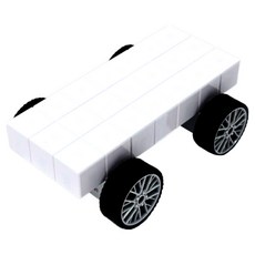 큐블로 매직큐브 자석 블록 자동차 장난감 카시리즈 바퀴세트(판블록+바퀴), 큐블로 판블록+3블록 바퀴 2pcs