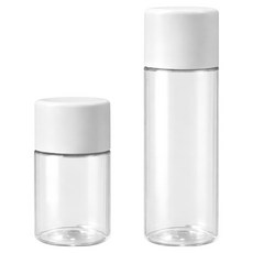 재두프라텍 카페 소분용 공플라스틱 용기 PET 공병 주스병, 100ml, 48개