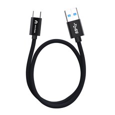 속도빠른 안드로이드오토 케이블 C타입 고속 충전 데이터 케이블 USB3.2 Gen2 A TO C, 블랙 10Gbps, 200cm, 1개 블랙 10Gbps, 200cm, 1개