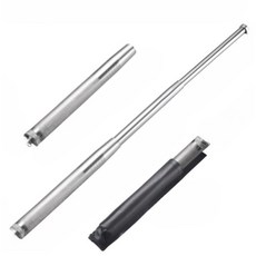 샵버스 호신용 삼단봉 실버, 1개