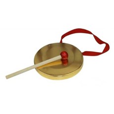 소단 고급 전통 풍물놀이 국악기 꽹과리 + 채 꾕과리 세트 15cm, 1개