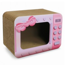 DotCat 貓咪宅家微波爐貓抓板, 粉紅色, 1個