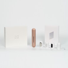 다이브 포웨이 뷰티디바이스 4in1 고주파마사지기 갈바닉 흡수촉진기 초음파 LED 탄력 리프팅 톤업 토탈 홈케어 기기, 코랄화이트