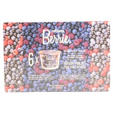 로버츠베리에 야생 빌베리 앤 라즈베리 주스, 100ml, 6개