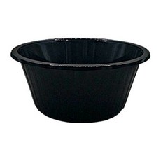 BW 사출중화면용기 대 검정 400개 고강도 짬뽕 짜장 중식요리 배달 포장 업소, 1개, 400개입