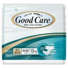 굿케어 매직벨트특대형 성인기저귀, 4개, 10개입, 특대형