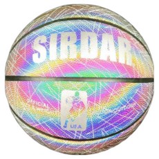 영결무람 문라이트 야광 반사 농구공 레인보우