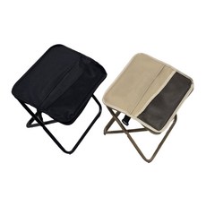 폴디 대형 휴대용 접이식 의자 크로스백 초경량 야외 놀이동산 웨이팅 캠핑 낚시, 2세트, 1+1
