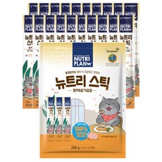 동원뉴트리플랜 고양이 뉴트리 스틱, 혼합맛(참치/닭가슴살), 280g, 6개