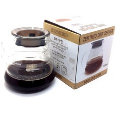 제니스코 커피드립서버 600ml HP-600 핸드드립 드립서버 직화서버 유리서버 튼튼한커피서버, 1개