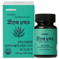 맘픽 코민에 삼백초 추출물 알약 식약청인증 HACCP, 1개, 60회분
