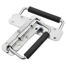 스텐 평손잡이 가구 박스 홀손잡이 도란스고리 공업용 철물 100mm, 1개, 실버