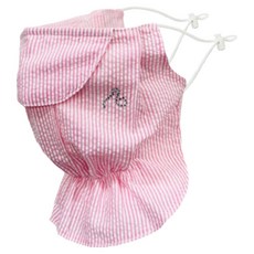 [아리체]지지미 스트라이프 마스크 / 면마스크, 핑크, 1개