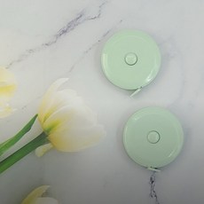 에트나 자동 미니 줄자 150CM, 2개, 민트