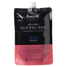 백년가게 40년 3대째 이어온 영주나드리 쫄면장 맛있는 양념장 비빔장, 1개, 400g