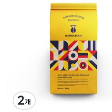 WANNABEAN ROASTERY 瓜地馬拉 SHB 咖啡豆, 咖啡原豆(不研磨), 500g, 2個