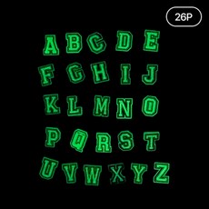 야광 알파벳 아이돌 MBTI 파츠 신발 꾸미기 세트 26P