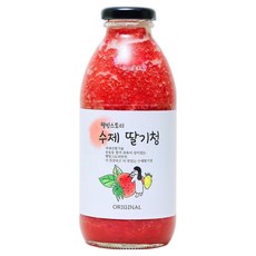 웰빙스토리 국내산 딸기로 만든 맛있는 과일청 수제 딸기청 오리지널 600g since2013, 1개입, 1개