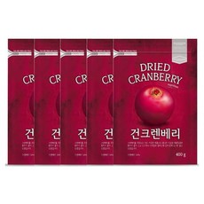 건크렌베리 400g x 5봉 프리미엄 건크랜베리 정품 본사직송, 2kg(400g x 5봉), 1세트