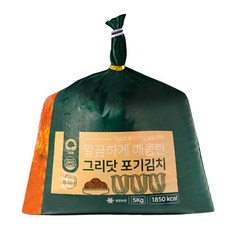 그리닷 100% 국내산 당일제조 포기김치 5kg, 1개