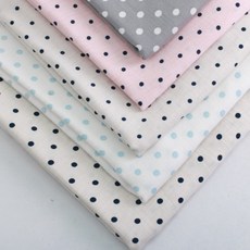 면 이중지 작은 도트, 150cm x 90cm 1마, 스카이