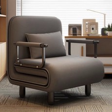 이지호미 접이식 소파베드 침대소파겸용 간의 보조 간병인 공간활용 간이 침대, 그레이