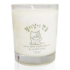 헬시냥이 고양이 반려동물 캔들 인테리어 천연 미니 향초 양초 탈취제 귀여운 선물 답례품, 냥블라썸(현관/화장실용), 9oz(200g), 1개