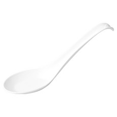 우동스푼 백색 1봉 일회용 라멘스푼 죽스푼 다용도 도시락 배달 포장, 1개, 50개입