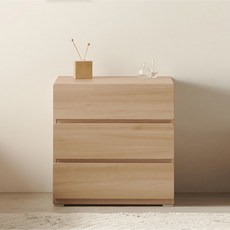 보루네오 엘리브 요미 600 3단 서랍장 js054-1, 크림오크