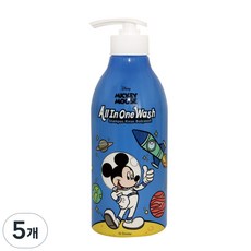 Winich 米奇寶寶多合一沐浴露, 5個, 500ml