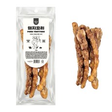 웰랩 강아지 수제간식, 1개, 100g, 돼지꼬리