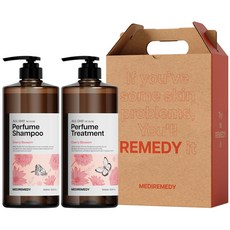 메디레머디 퍼퓸 샴푸+트리트먼트 선물세트 체리블라썸, 1세트