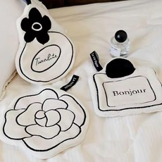 향수 부드러운 고리수건 욕실 주방 핸드타올 3종, 3개, 블랙 화이트