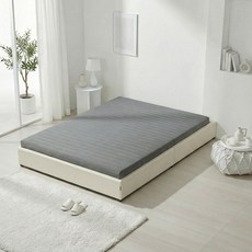 [쿠팡단독런칭] 천연라텍스 매트리스 침대 바닥 토퍼 커버포함