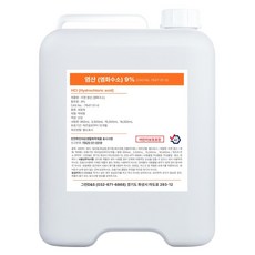 지엔 염산 9% 염화수소 요석 백화 녹 제거 타일청소 하수처리, 1개, 15L