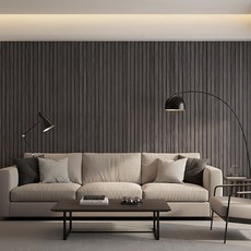 소프핸 템바보드 곰팡이벽지 단열벽지 습기 방지 풀없이 붙이는 셀프 접착식 도배지 인테리어, 그레이 02