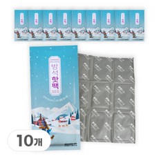 스탠다드엔 붙이는 방석핫팩 대형 375g, 10개