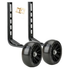 천끝 어린이 자전거 보조바퀴 광폭 무소음 12인치~20인치 호환, 1세트, 4cm, 시크 블랙