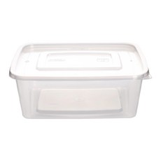 사출 직사각 용기 1500ml, 25세트