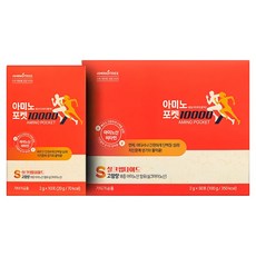 체력 일상의 회복 18가지 아미노산 아미노포켓10000, 2g, 50개
