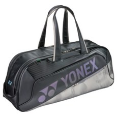 2026 요넥스 BA02631WEX 배드민턴 테니스 스쿼시 정구 월드콜렉션 토너먼트백 2단 가방, 블랙, 1개