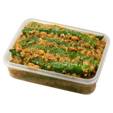 셰프애찬 짭쪼름한 특제 된장에 무친 국내산 아삭한 오이고추된장무침, 1개, 740g